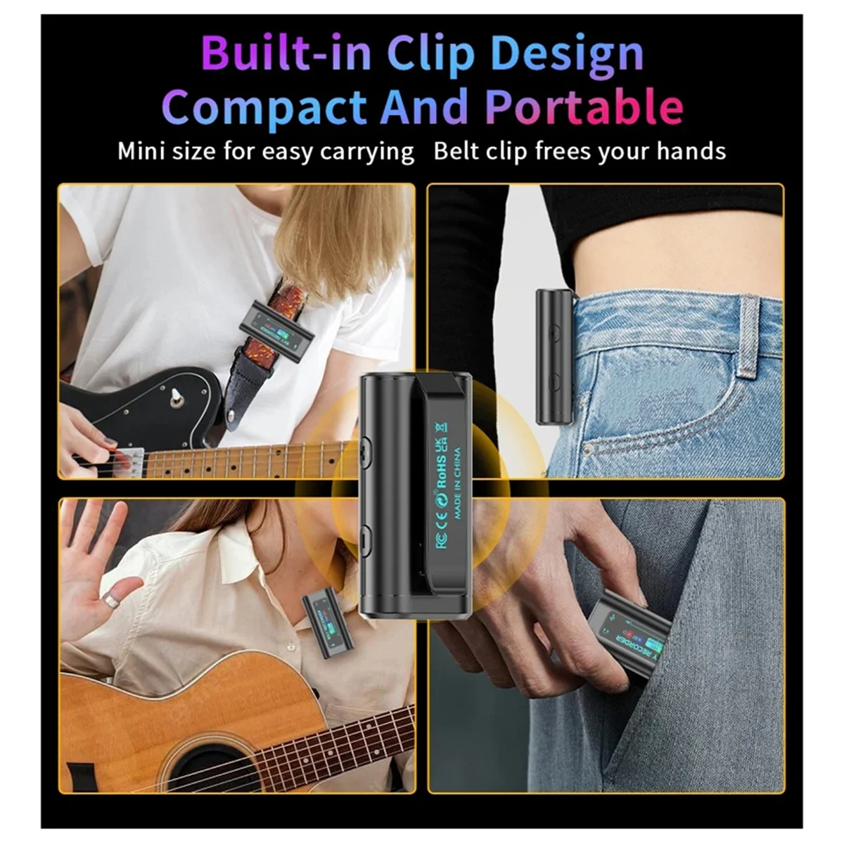 New 3C- RECORDER Sound Card USB Conversion Interface Plug and Play Use for Guitar Bass Ukulele Guitalele Mini Audio Mixer
New 3C- RECORDER Sound Card USB Conversion Interface Plug and Play Use for Guitar Bass Ukulele Guitalele Mini Audio Mixer