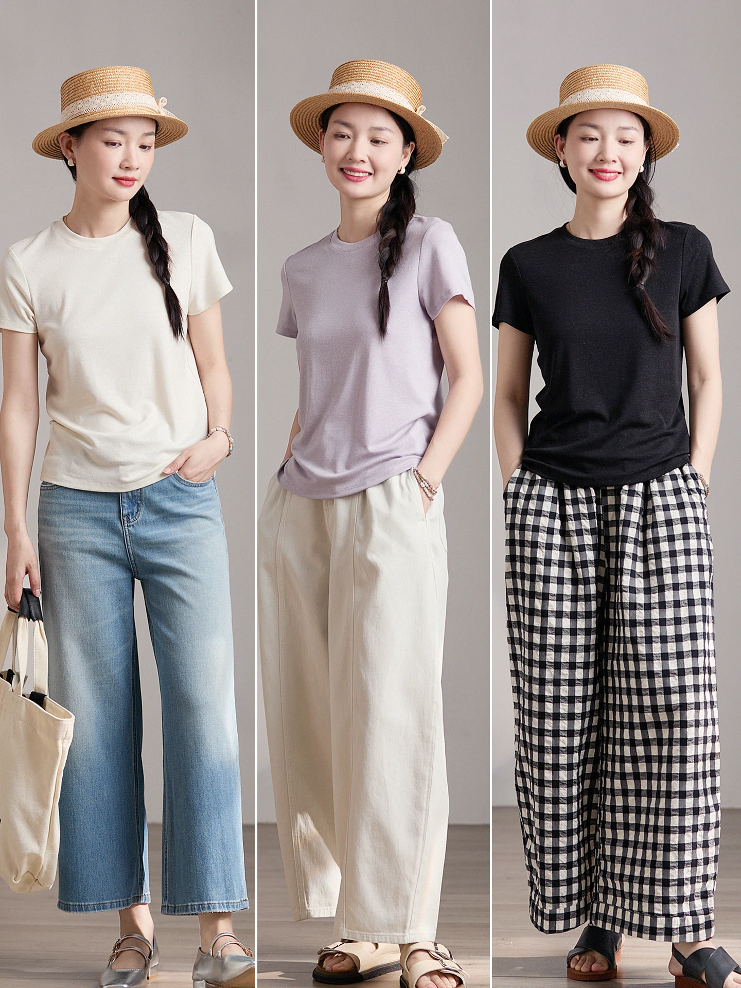 Gujia Lenzing Linen T-Shirt round Neck High Elastic Short Sleeve Classic Color Slim Fit Top Soft Comfortable Breathable
Gujia Lenzing Linen T-Shirt round Neck High Elastic Short Sleeve Classic Color Slim Fit Top Soft Comfortable Breathable