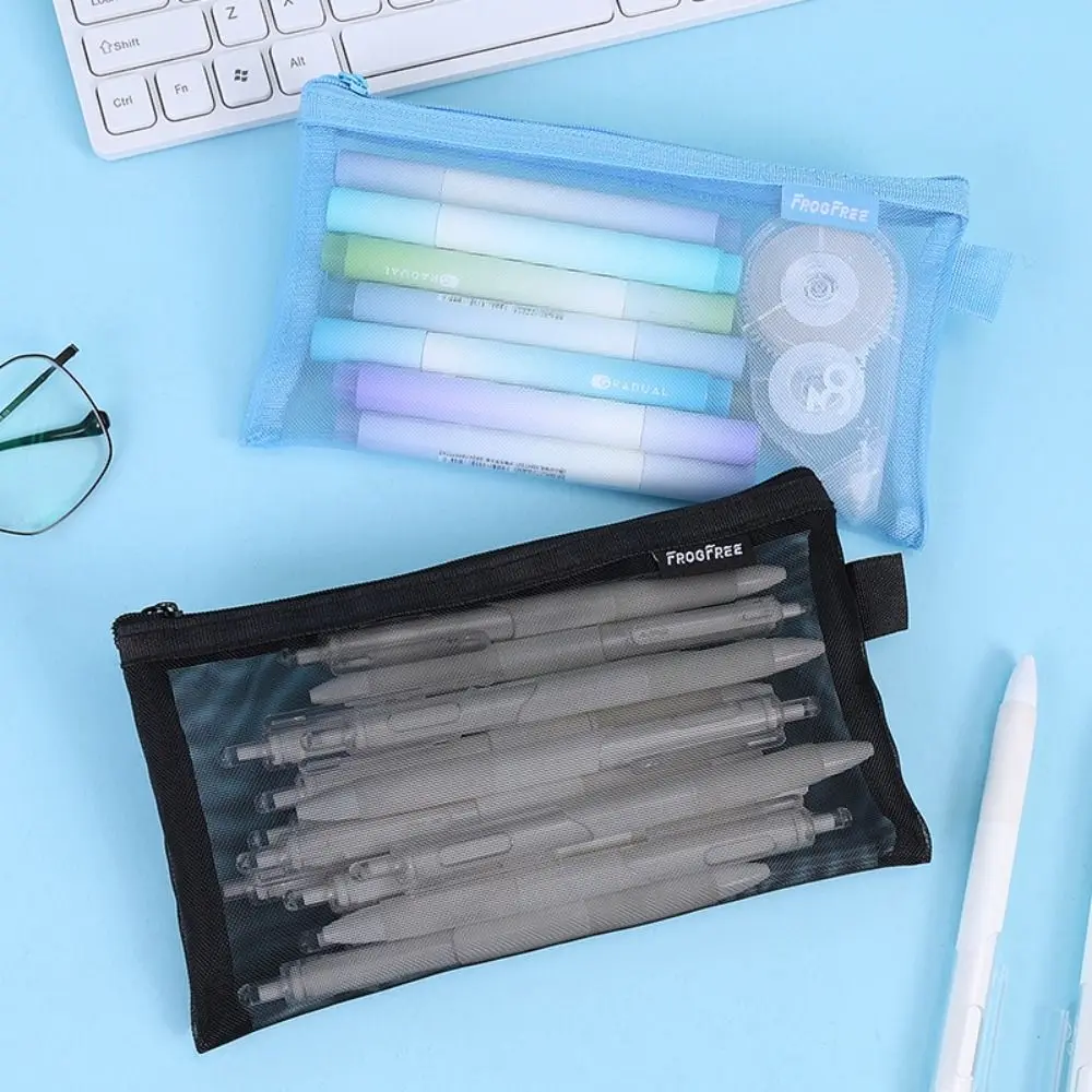 Ins Net Pen Bag Korean Version Large Capacity Pencil Bag Multifunction High Appearance Level Stationery Storage Bag Student
Ins Net Pen Bag Korean Version Large Capacity Pencil Bag Multifunction High Appearance Level Stationery Storage Bag Student