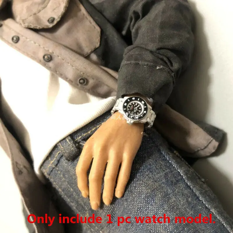 J3-8-1 1/6 Scale Soldier Accessories Silvery Trendy Watch Model for 12" Figure Toys
J3-8-1 1/6 Scale Soldier Accessories Silvery Trendy Watch Model for 12" Figure Toys