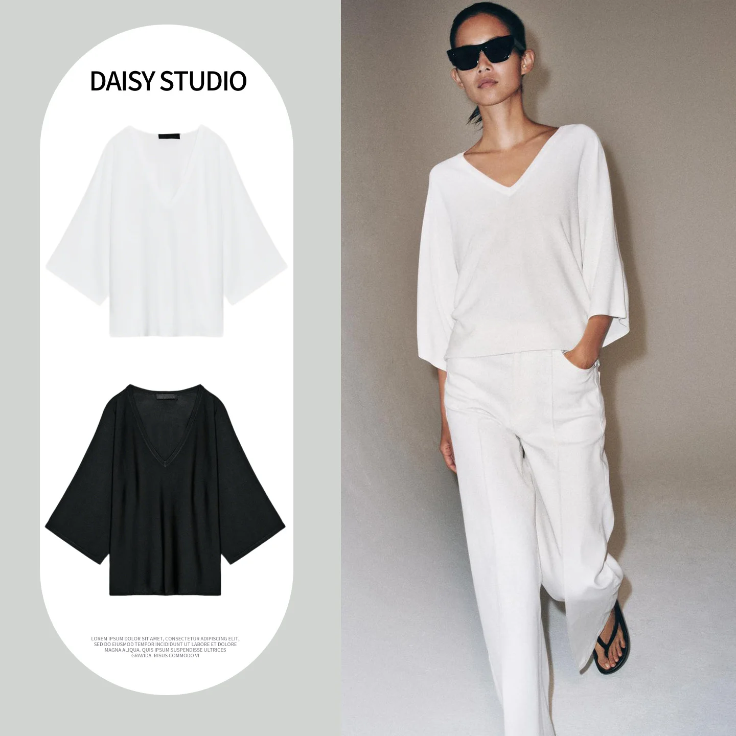Spring Summer New Arrival Women's Minimalist Style Color Short Sleeve V-Neck Casual Knitted Sweater Loose Fit Polyester...
Spring Summer New Arrival Women's Minimalist Style Color Short Sleeve V-Neck Casual Knitted Sweater Loose Fit Polyester...