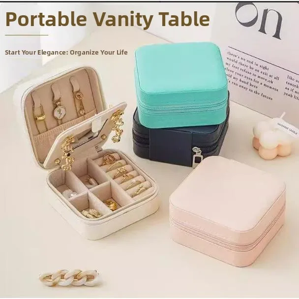 Portable Jewelry Box Travel High Capacity Elegant Storage Organizer Box for Precious Metals And Stones by Diyu
Portable Jewelry Box Travel High Capacity Elegant Storage Organizer Box for Precious Metals And Stones by Diyu