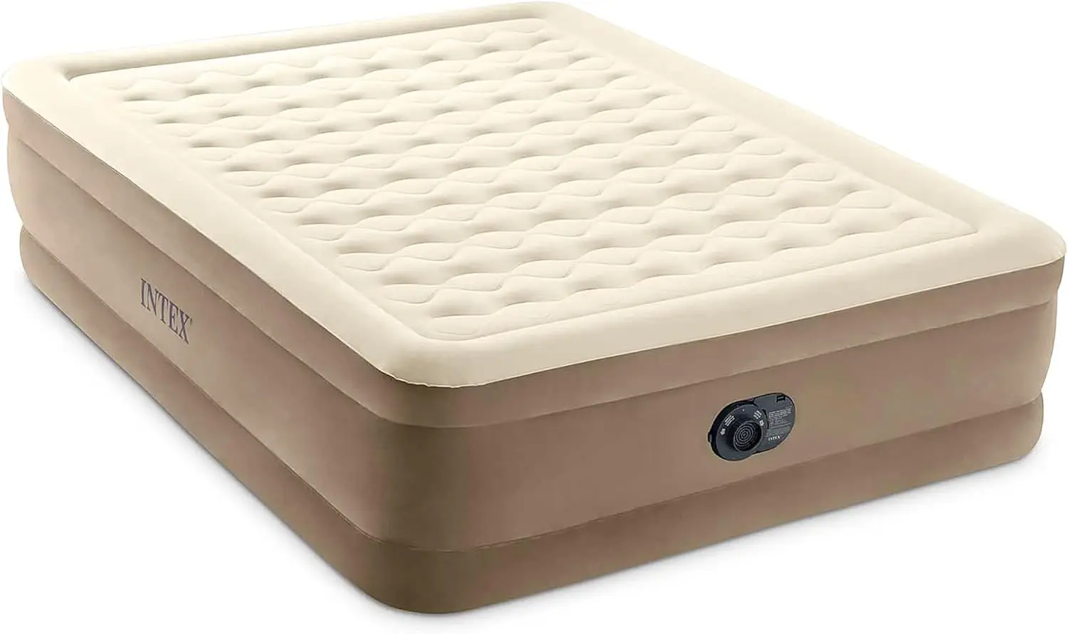 Queen Air Mattress with Built-in Pump, 18in Height, 600lb Capacity, Fiber-Tech, Velvety Top, Durable Edge
Queen Air Mattress with Built-in Pump, 18in Height, 600lb Capacity, Fiber-Tech, Velvety Top, Durable Edge