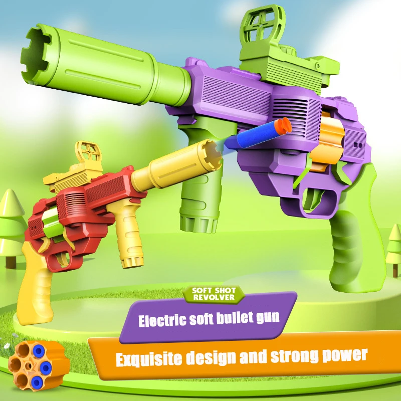 New Electric Continuous Shooting Toy Gun Suction Cup Soft Bullet Gun EVA Foam Darts Gun Toys Gifts for Outdoor Game For Kids
New Electric Continuous Shooting Toy Gun Suction Cup Soft Bullet Gun EVA Foam Darts Gun Toys Gifts for Outdoor Game For Kids