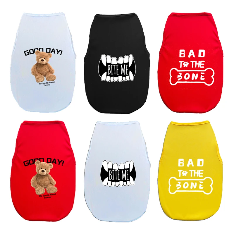 S-2Xl Breathable and Comfortable Dog Clothes for Small and Medium Dogs Cartoon Fashion Pattern Printed Dog Vest
S-2Xl Breathable and Comfortable Dog Clothes for Small and Medium Dogs Cartoon Fashion Pattern Printed Dog Vest
