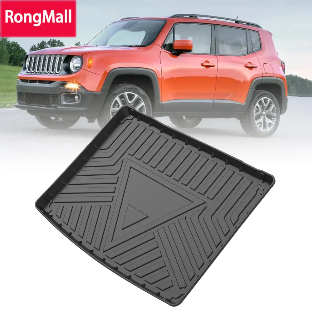 Автомобильный коврик для багажника из ТПЭ для Jeep Renegade 2016-2021, водонепроницаемый защитный вкладыш, прокладка для багажника, резиновый коврик
Автомобильный коврик для багажника из ТПЭ для Jeep Renegade 2016-2021, водонепроницаемый защитный вкладыш, прокладка для багажника, резиновый коврик
