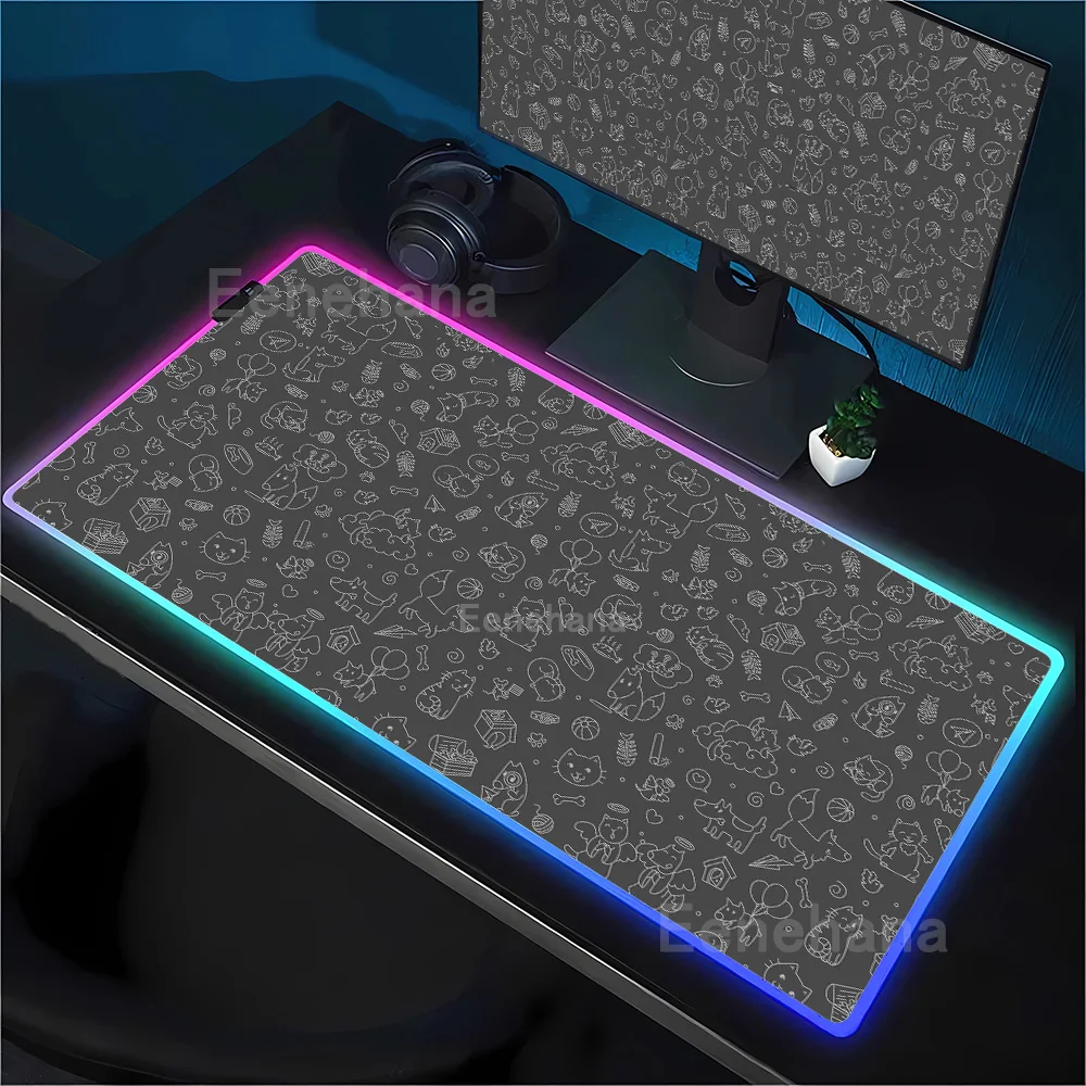 RGB Mousepad The Binding Of Isaac Gamer Gaming Keyboard Office LED Deskmat HD printing Rubber Pc overlock XXL backlight Mousepad
RGB Mousepad The Binding Of Isaac Gamer Gaming Keyboard Office LED Deskmat HD printing Rubber Pc overlock XXL backlight Mousepad