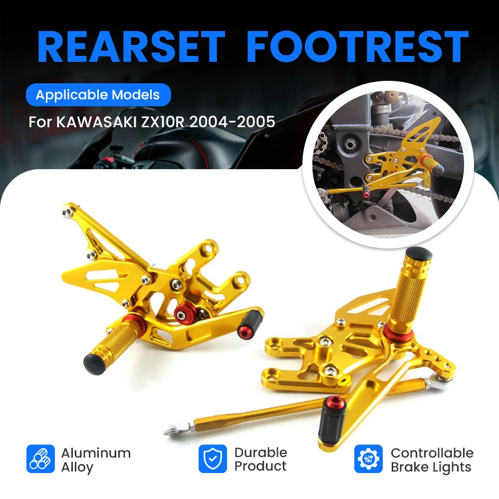 Регулируемые передние и задние подножки ARASHI CNC для мотоцикла KAWASAKI ZX10R 2004-2005
Регулируемые передние и задние подножки ARASHI CNC для мотоцикла KAWASAKI ZX10R 2004-2005