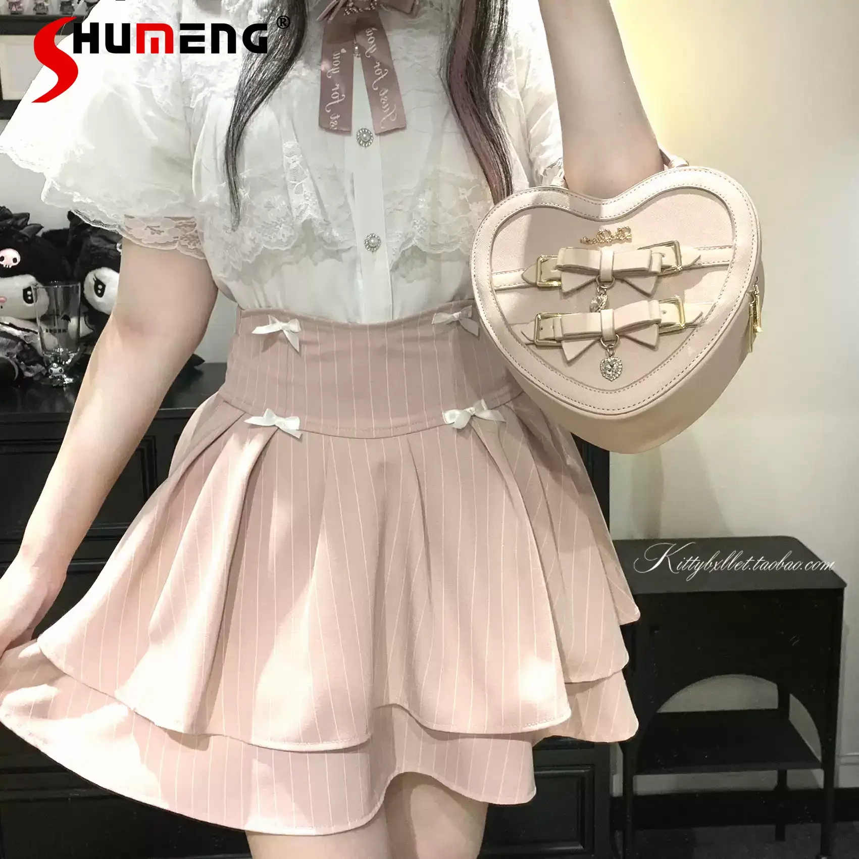 Japanese Mines Style Bow Double Layer Puffy Short Skirts High Waist A-line Sweet Cute Versatile Lolita Mini Skirt Women Summer
Japanese Mines Style Bow Double Layer Puffy Short Skirts High Waist A-line Sweet Cute Versatile Lolita Mini Skirt Women Summer