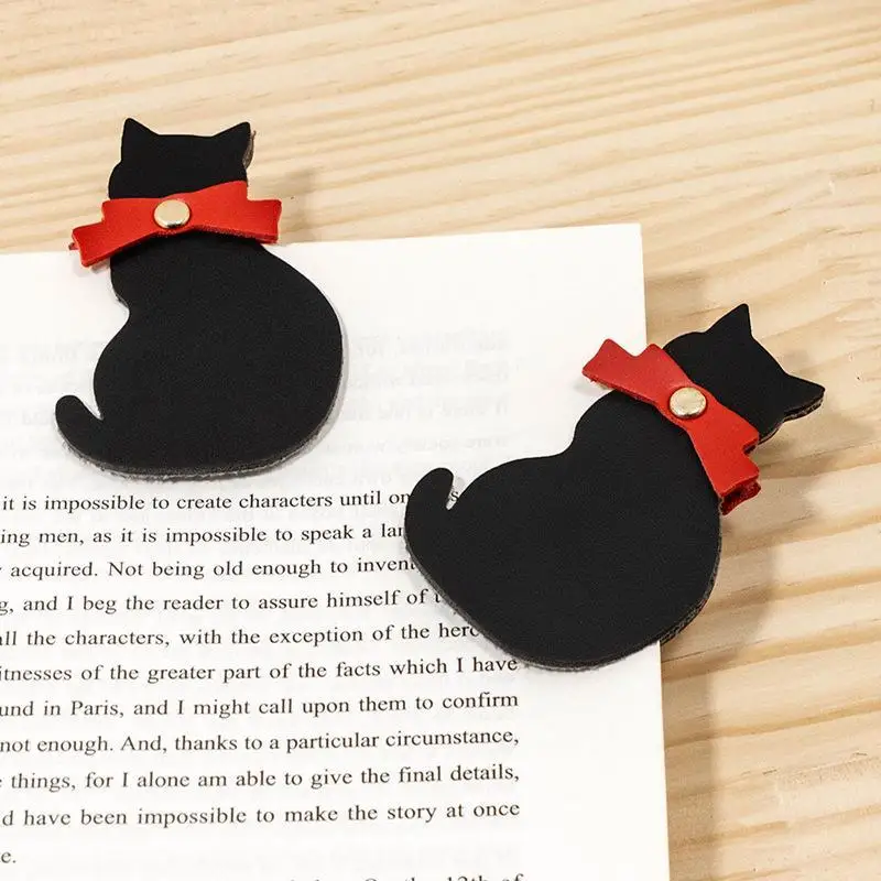2Pcs/pack Creative Cute Cartoon Little Black Cat Shaped Pu Bookmarks Students Reading Mark Exquisite Stationery Bookmarks
2Pcs/pack Creative Cute Cartoon Little Black Cat Shaped Pu Bookmarks Students Reading Mark Exquisite Stationery Bookmarks