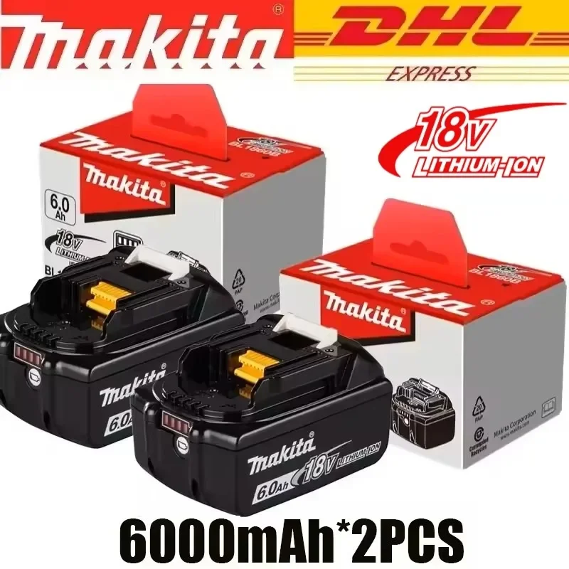 618 Original Makita18V 6.0Ah Battery BL1850b BL1860 BL1860 BL1830 BL1815 BL1840 LXT400 for Makita Power Tool Battery,3A Charger
618 Original Makita18V 6.0Ah Battery BL1850b BL1860 BL1860 BL1830 BL1815 BL1840 LXT400 for Makita Power Tool Battery,3A Charger