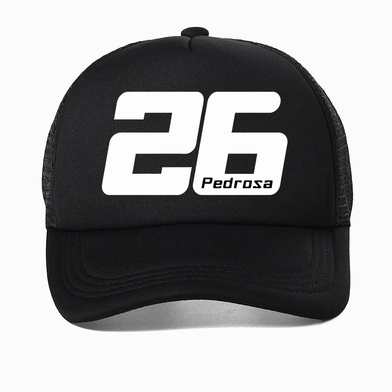 Dani Pedrosa 26 Spanish racing driver baseball cap Adjustable in summer men Mesh breathable truck hats
Dani Pedrosa 26 Spanish racing driver baseball cap Adjustable in summer men Mesh breathable truck hats