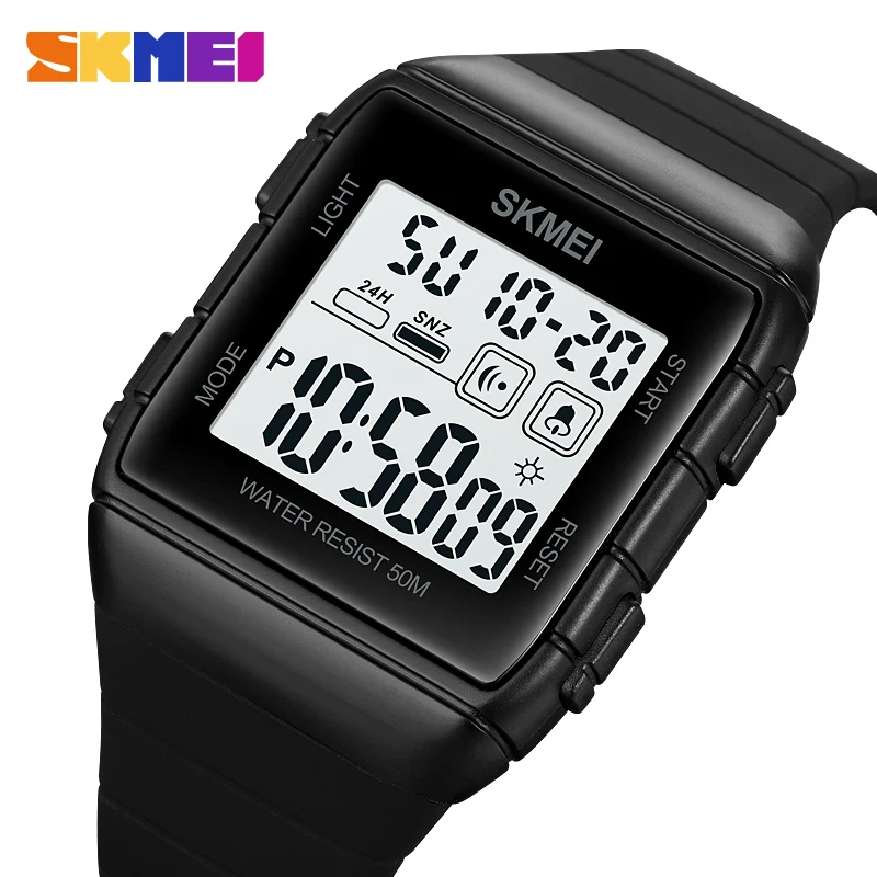 SKMEI 1960 Men's Digital Movement Sports Watch Military Student Countdown Alarm Clock Waterproof LED Light Watch reloj hombre
SKMEI 1960 Men's Digital Movement Sports Watch Military Student Countdown Alarm Clock Waterproof LED Light Watch reloj hombre