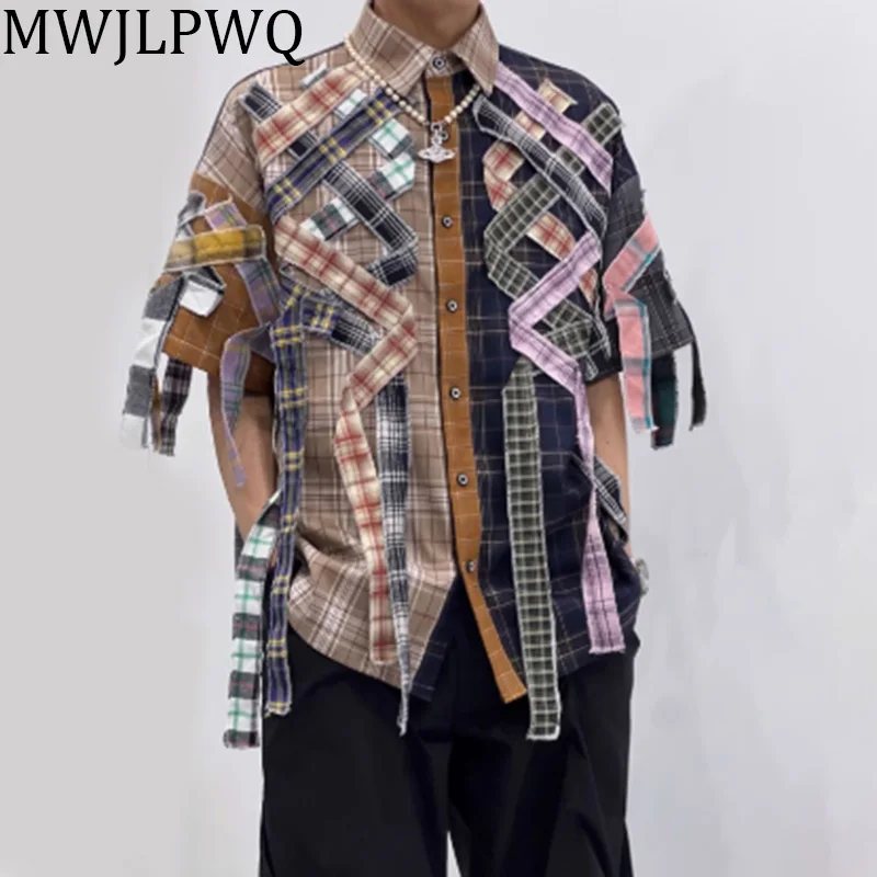 MWJLPWQ Мужские цветные рубашки Tide, уличные рубашки с лацканами на шнуровке, новинка лета 2022, свободные повседневные топы унисекс с короткими рукавами 010644
MWJLPWQ Мужские цветные рубашки Tide, уличные рубашки с лацканами на шнуровке, новинка лета 2022, свободные повседневные топы унисекс с короткими рукавами 010644