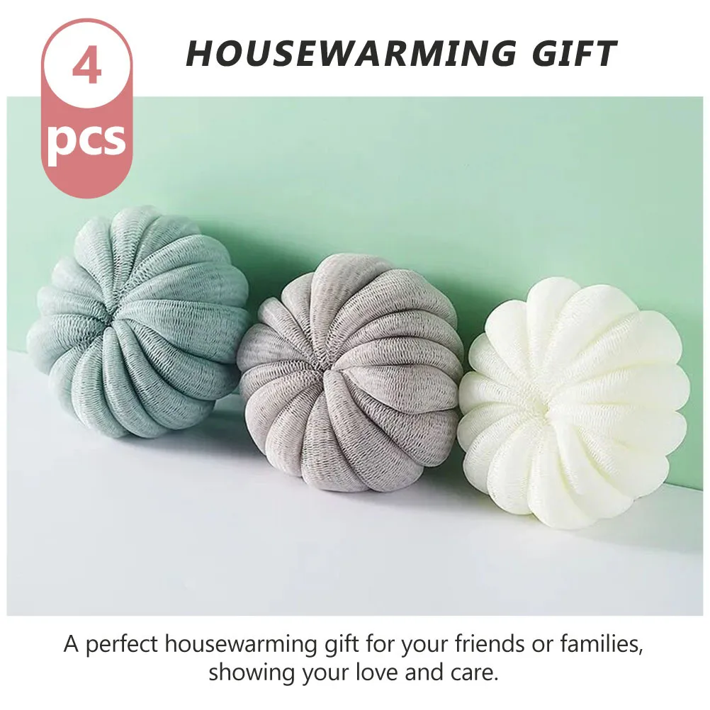 4pcs Pumpkin Bath Balls Mesh Foaming Shower Sponges For Kids Gentle Exfoliating Bathroom Bathing Supplies Cartoon Bubble
4pcs Pumpkin Bath Balls Mesh Foaming Shower Sponges For Kids Gentle Exfoliating Bathroom Bathing Supplies Cartoon Bubble