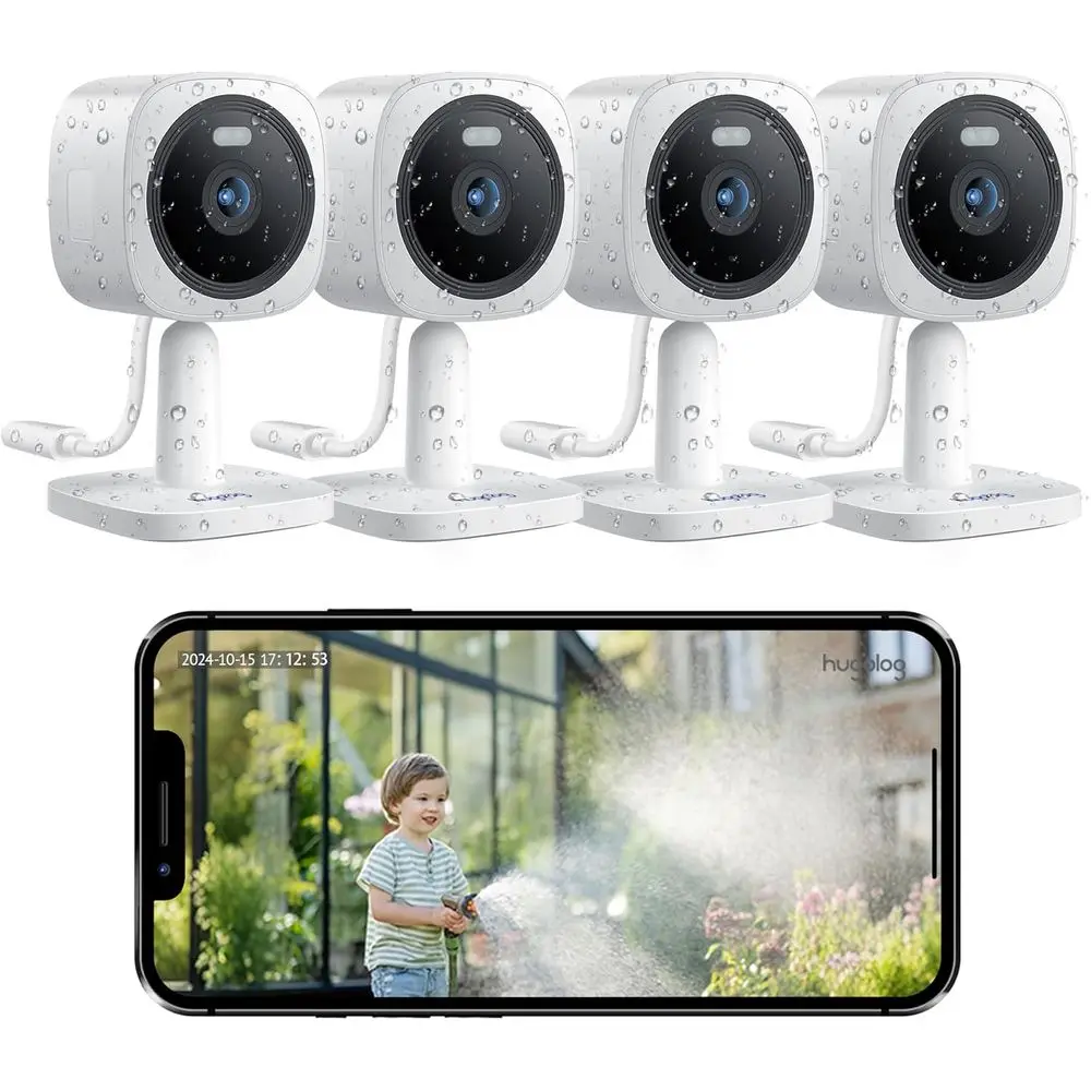 3K 5MP Security Cameras, Starlight Night Vision, Spotlight, Motion Detection, 2-Way Audio, Cloud & Local Storage, Alexa Compatib
3K 5MP Security Cameras, Starlight Night Vision, Spotlight, Motion Detection, 2-Way Audio, Cloud & Local Storage, Alexa Compatib