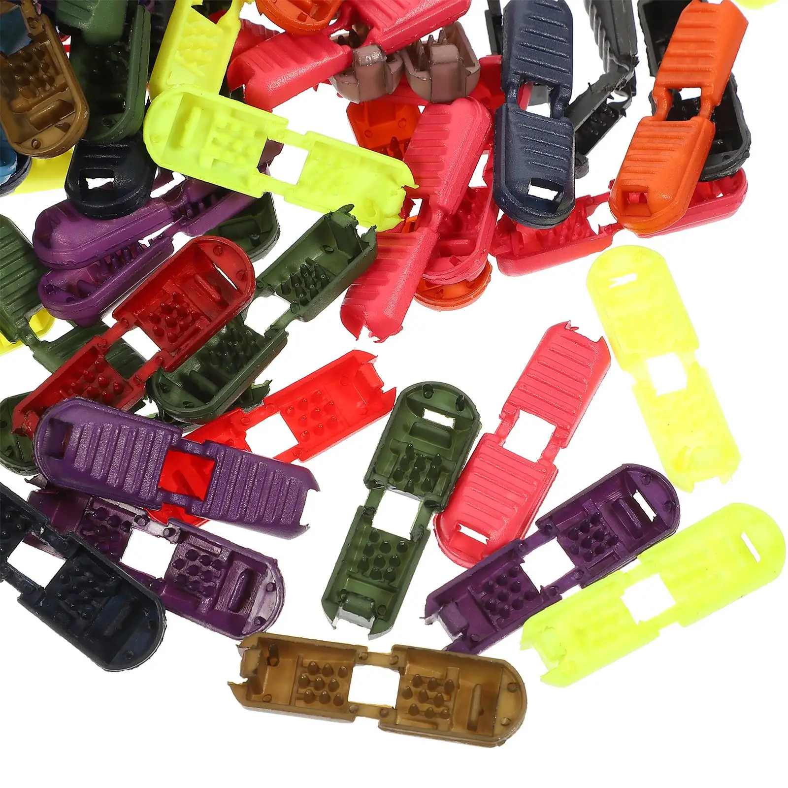 100pcs Plastic Tail Clamp Rope Stopper Smooth Surface Spring Loaded Colored Adjustable Buckles For Clothing Accessories Diy
100pcs Plastic Tail Clamp Rope Stopper Smooth Surface Spring Loaded Colored Adjustable Buckles For Clothing Accessories Diy