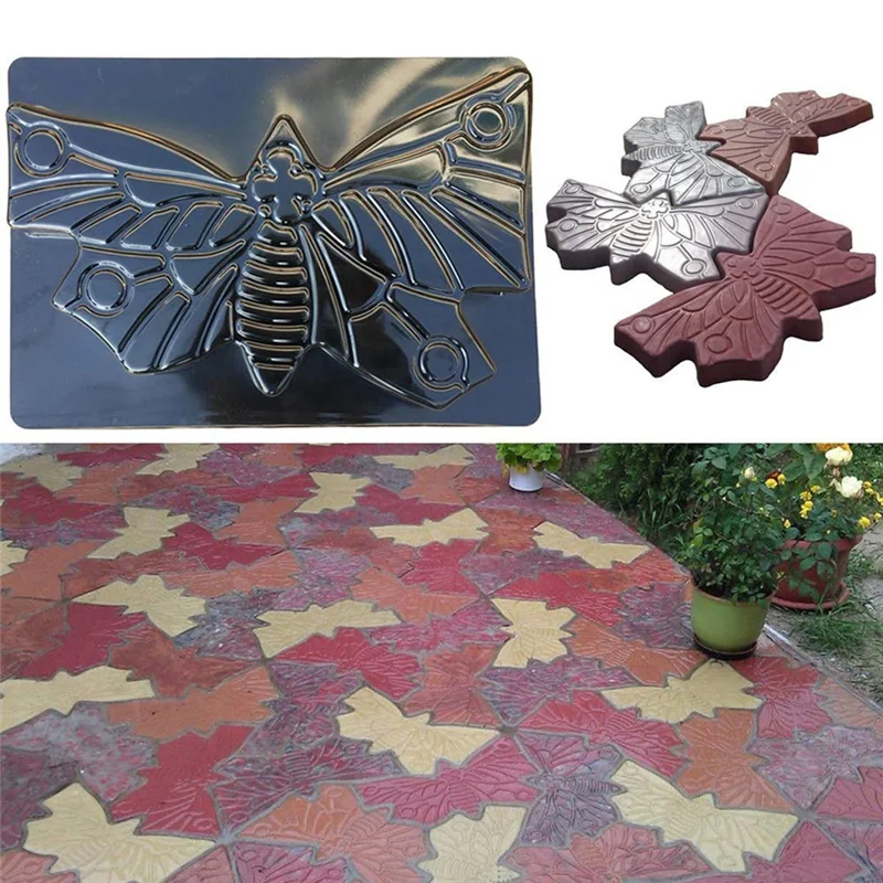ABBY-1 Piece Path Maker Butterfly Stepping Stone Mold For Park Garden Path Black For Patio Rode
ABBY-1 Piece Path Maker Butterfly Stepping Stone Mold For Park Garden Path Black For Patio Rode