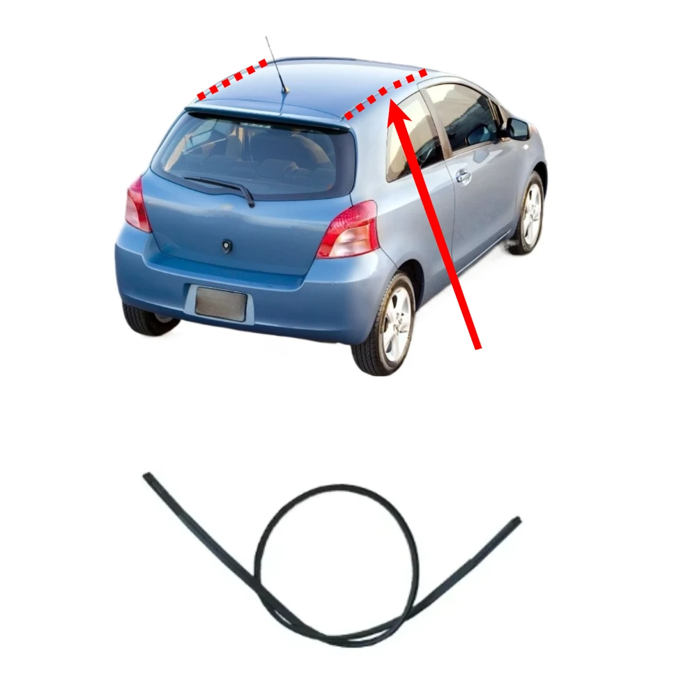 2 Pcs Roof Rubber Strip for Toyota Yaris 5 Door Xp90 2007-2012 Protector Weatherstrip for Vitz Hatchback Rain Seal 75551-0D100
2 Pcs Roof Rubber Strip for Toyota Yaris 5 Door Xp90 2007-2012 Protector Weatherstrip for Vitz Hatchback Rain Seal 75551-0D100