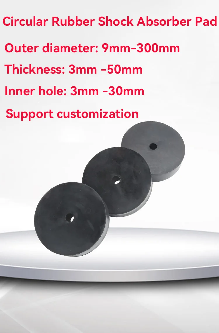 1PCS Circular Shock-Absorbing Rubber Pad, Water Pump Cushion Pad, Industrial Machinery Equipment Pad, Noise Reduction Pad
1PCS Circular Shock-Absorbing Rubber Pad, Water Pump Cushion Pad, Industrial Machinery Equipment Pad, Noise Reduction Pad