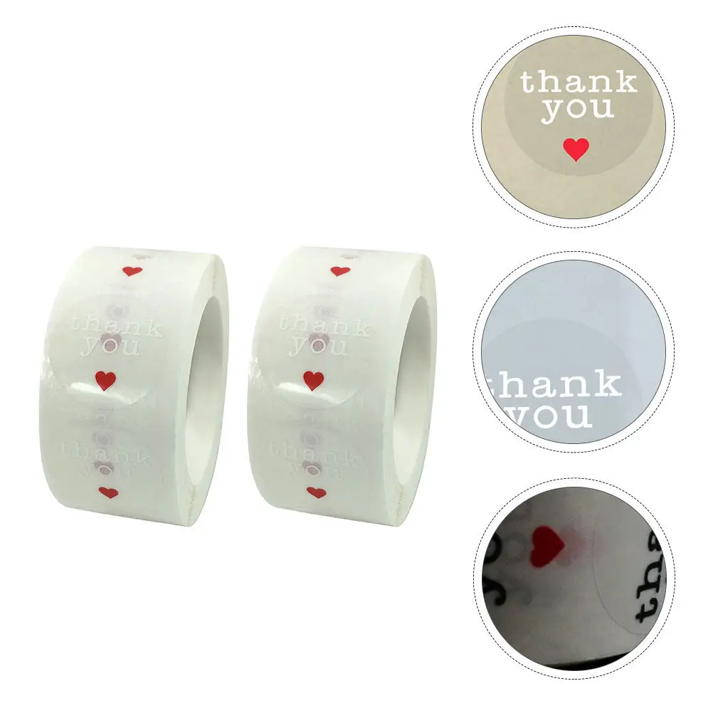 500Pcs Round Thank You Label Stickers 2 Rolls Red Heart Thank You Sealing Stickers Eco Friendly Transparent for Gift Wrapping
500Pcs Round Thank You Label Stickers 2 Rolls Red Heart Thank You Sealing Stickers Eco Friendly Transparent for Gift Wrapping