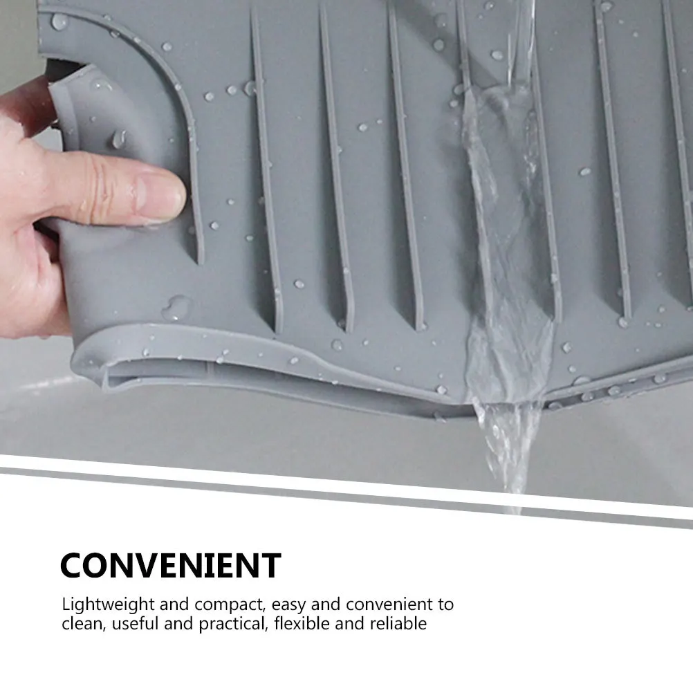 Kitchen Sink Bottom Mat Silicone Protector Flexible Drain Mat for Dish Drying Fruit Vegetable Splash Guard Splash Guard for Sink
Kitchen Sink Bottom Mat Silicone Protector Flexible Drain Mat for Dish Drying Fruit Vegetable Splash Guard Splash Guard for Sink