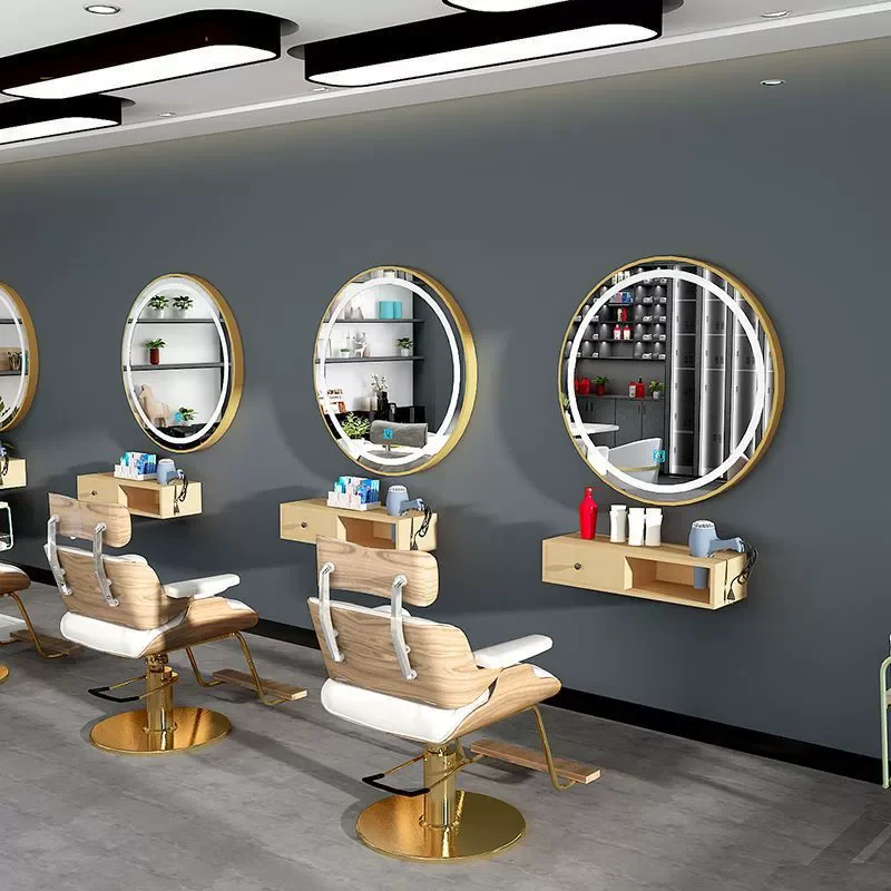 Hot Selling Barber Shop Mirror Circular Led Illuminated Mirror Salon Mirror with Led Light 
Hot Selling Barber Shop Mirror Circular Led Illuminated Mirror Salon Mirror with Led Light