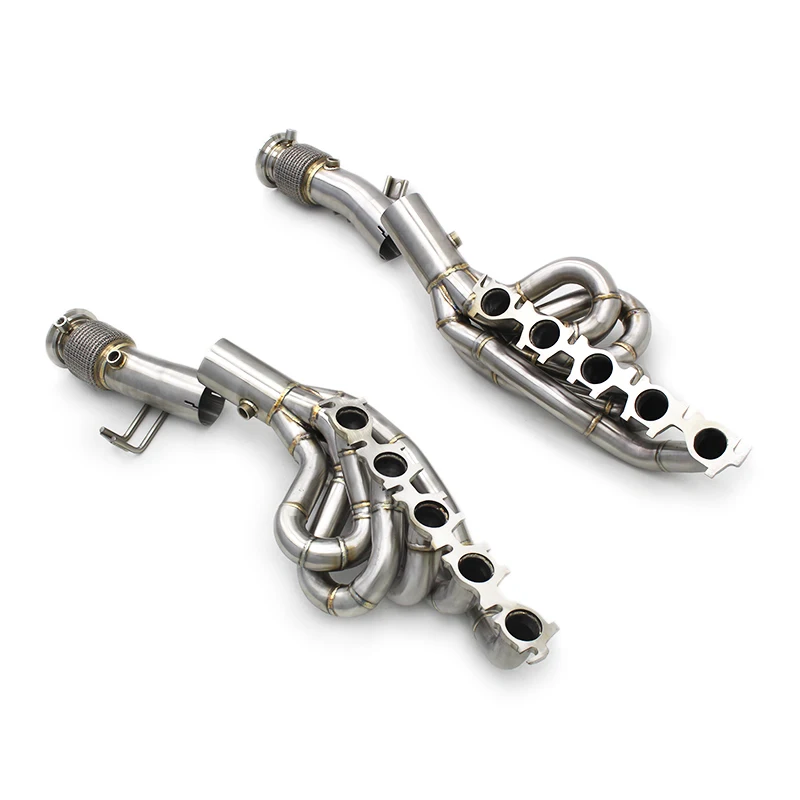 Stainless Steel Exhaust System For AUDI R8 V10 5.2L 2010-2019 Engine Exhaust Manifold Plus Headers Without Heat Shield
Stainless Steel Exhaust System For AUDI R8 V10 5.2L 2010-2019 Engine Exhaust Manifold Plus Headers Without Heat Shield