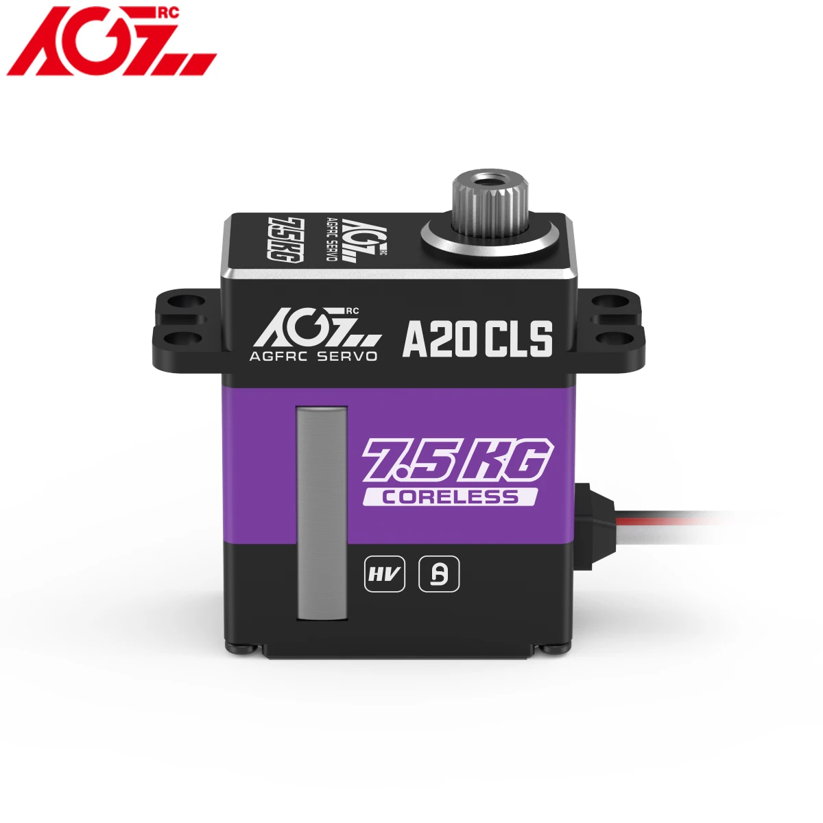 AGFRC A20CLS 20g Aluminum Case 7.5KG High Speed Steel Gear Programmable Micro Servo For RC Car Helicopter Airplane Robot Boat
AGFRC A20CLS 20g Aluminum Case 7.5KG High Speed Steel Gear Programmable Micro Servo For RC Car Helicopter Airplane Robot Boat