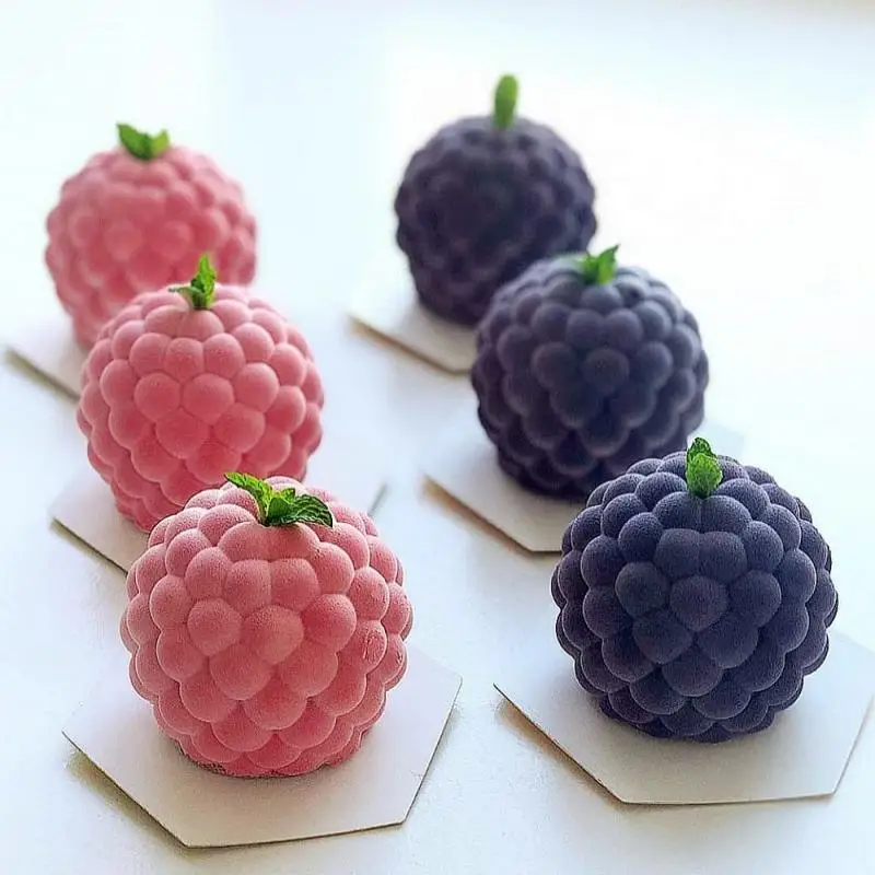 3D Raspberry Fruit Silicone Mold French Mousse Dessert DIY Baking Mold Cake Mold Artificial Fruit Production Tools
3D Raspberry Fruit Silicone Mold French Mousse Dessert DIY Baking Mold Cake Mold Artificial Fruit Production Tools