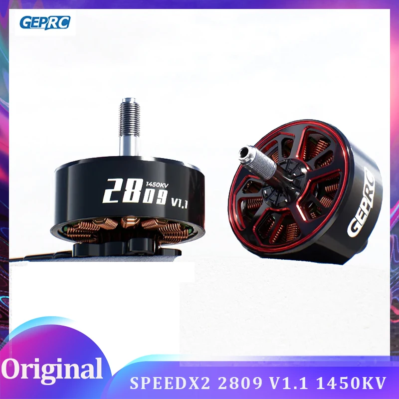 GEPRC SPEEDX2 2809 V1.1 Двигатель Бесщеточный черный с 7/8 дюймов MOZ7 RC FPV Racing Drone Аксессуары для мультикоптеров
GEPRC SPEEDX2 2809 V1.1 Двигатель Бесщеточный черный с 7/8 дюймов MOZ7 RC FPV Racing Drone Аксессуары для мультикоптеров