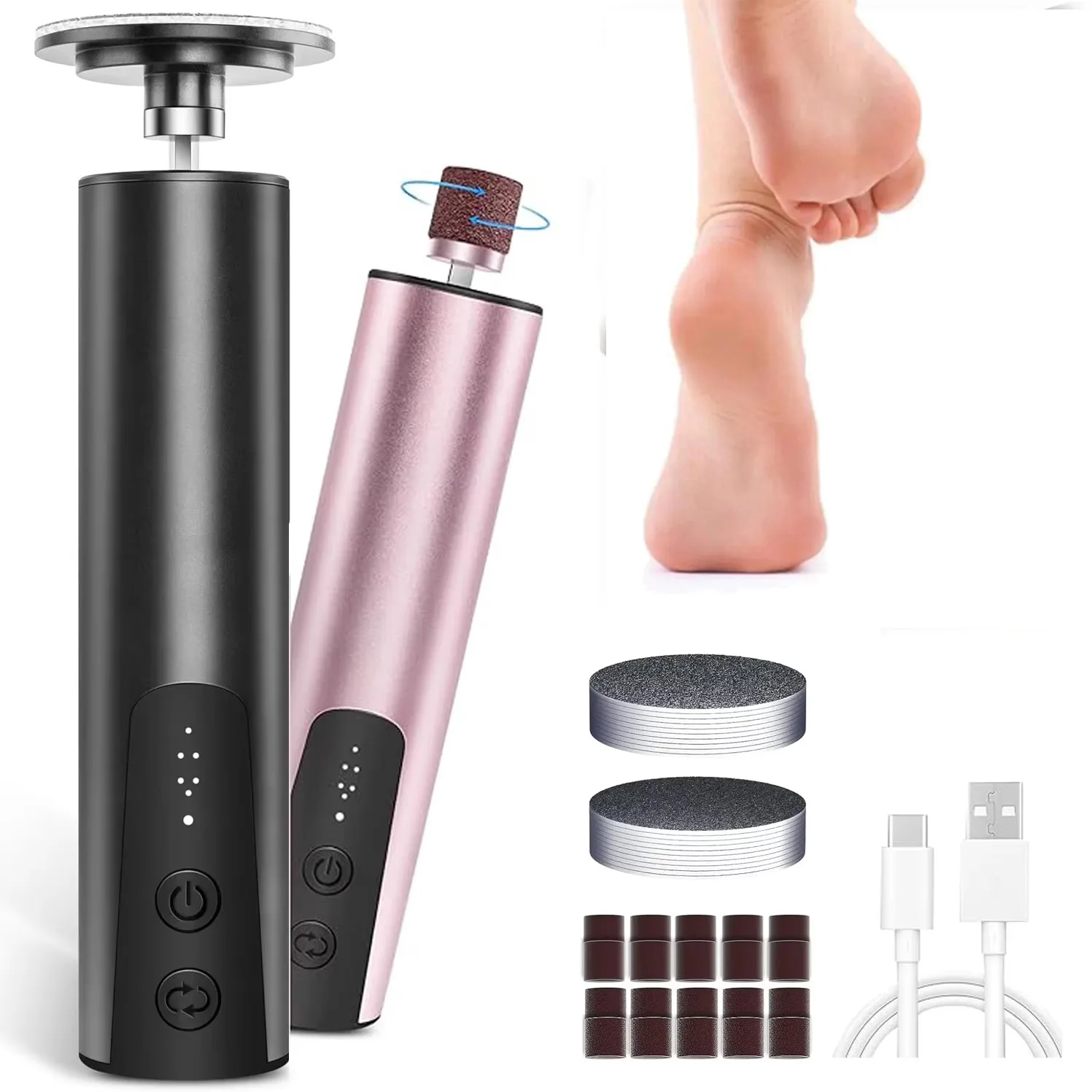 Home Use Foot Grinder LCD Foot Callus Remover Professional Manicure Pedicure Tools Dead Skin Remover Electric Foot File
Home Use Foot Grinder LCD Foot Callus Remover Professional Manicure Pedicure Tools Dead Skin Remover Electric Foot File