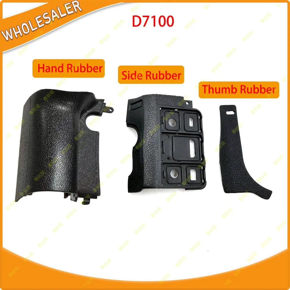 3Pcs/Set for Nikon D7100 Camera Shell Hand Grip Rubber+Side Rubber+Thumb Leather
3Pcs/Set for Nikon D7100 Camera Shell Hand Grip Rubber+Side Rubber+Thumb Leather