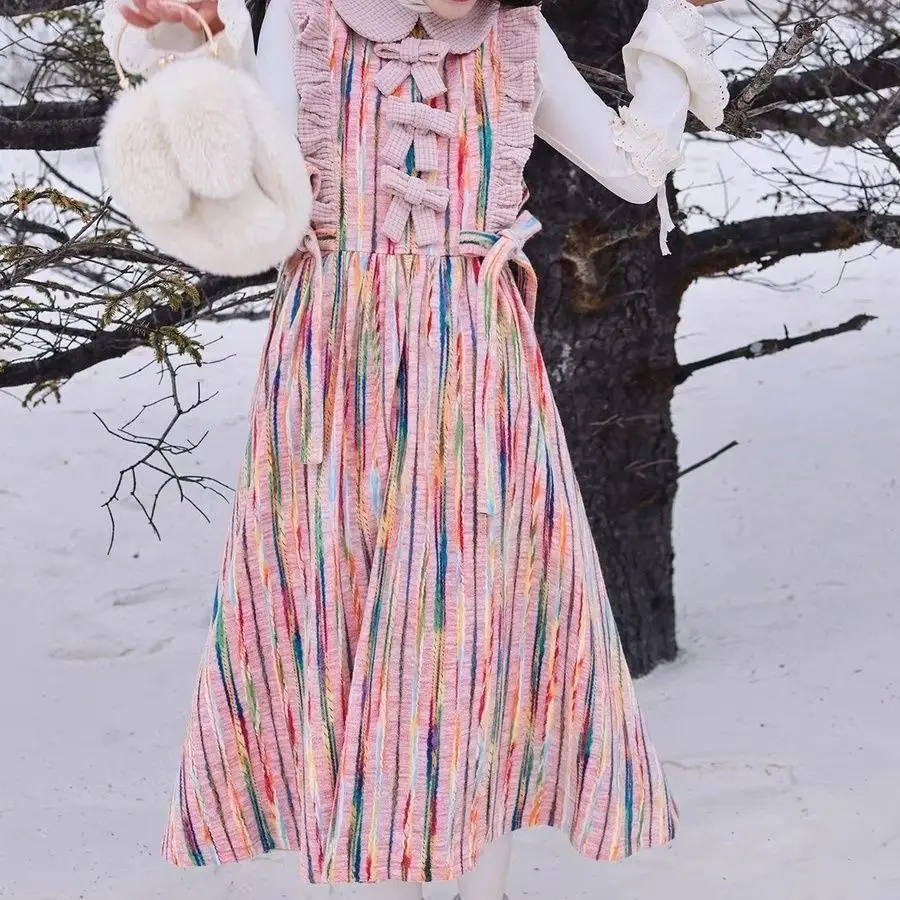 Korean Sleeveless Dress Corduroy Autumn And Winter Age-Reducing Dress Popular Women'S Dress
Korean Sleeveless Dress Corduroy Autumn And Winter Age-Reducing Dress Popular Women'S Dress