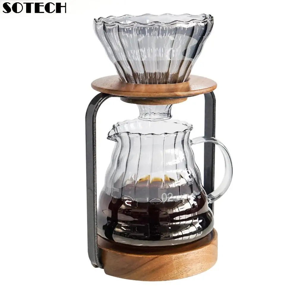 Pour Over Coffee Dripper Stand Coffee Maker Set with Glass Dripper Server Metal Stand Coffee Accessories for Home Outdoor Travel
Pour Over Coffee Dripper Stand Coffee Maker Set with Glass Dripper Server Metal Stand Coffee Accessories for Home Outdoor Travel