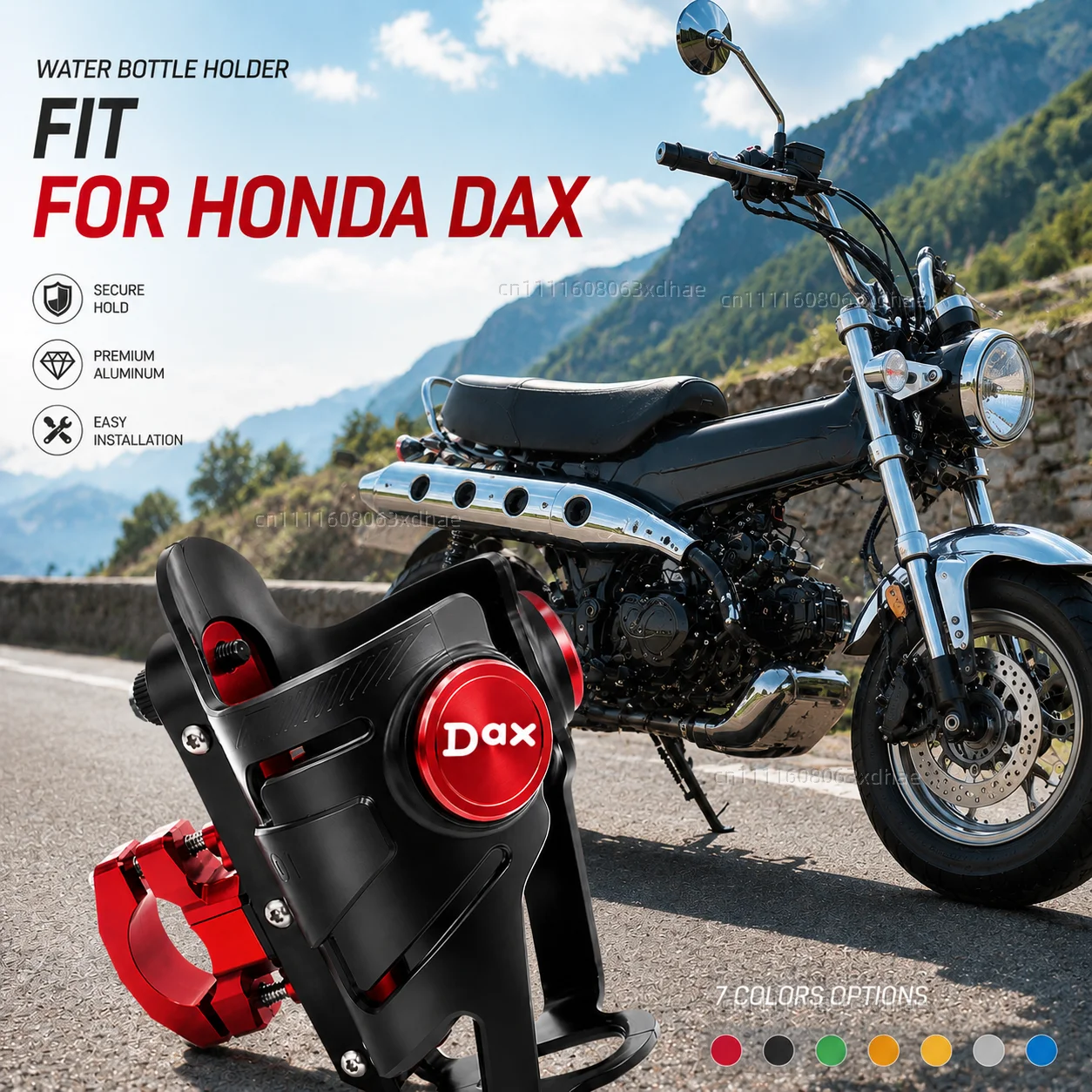Motorcycle Water Bottle Holder FOR HONDA DAX125 ST125 ST 125 2022-2026 Coffee Beverage Tea Cup Support Modification Accessories
Motorcycle Water Bottle Holder FOR HONDA DAX125 ST125 ST 125 2022-2026 Coffee Beverage Tea Cup Support Modification Accessories