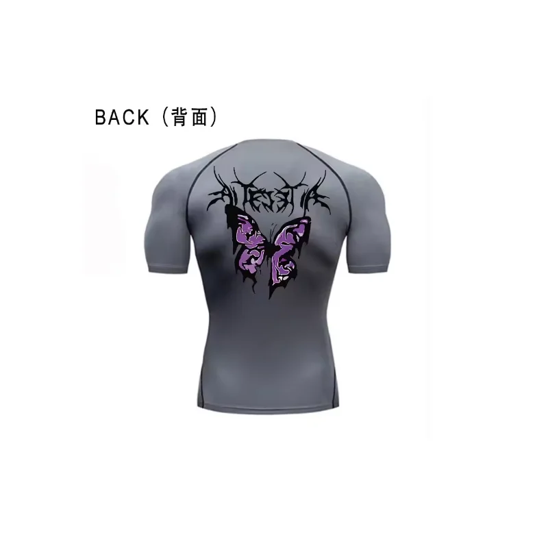 Gym Fitness T-shirt Sports Exercise Butterfly Print Short-sleeved Men's Running Tight Summer Sportswear Quick-drying Top M-3XL
Gym Fitness T-shirt Sports Exercise Butterfly Print Short-sleeved Men's Running Tight Summer Sportswear Quick-drying Top M-3XL