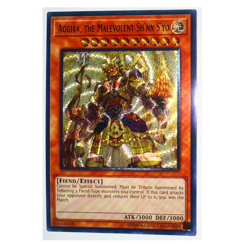 Yu Gi Oh Aggiba the Malevolent Sh'nn S'yo 501000010 English Toys Hobbies Hobby Collectibles Game Collection Anime Cards
Yu Gi Oh Aggiba the Malevolent Sh'nn S'yo 501000010 English Toys Hobbies Hobby Collectibles Game Collection Anime Cards