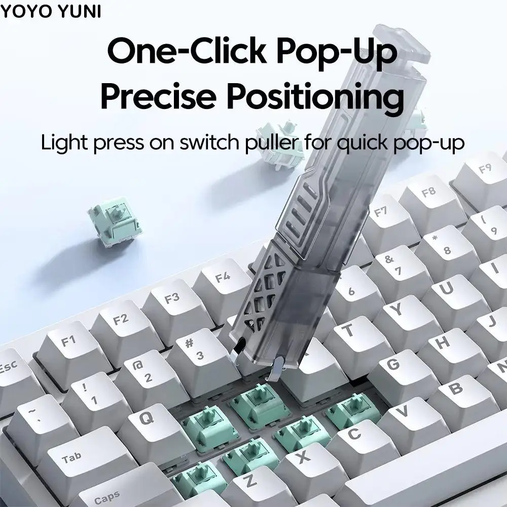 2 in 1 Keys Caps Puller DIY Four-Jaw Design Keyboard Action Adjuster Multifunction Professional Keyboard Switch Puller Laptop
2 in 1 Keys Caps Puller DIY Four-Jaw Design Keyboard Action Adjuster Multifunction Professional Keyboard Switch Puller Laptop