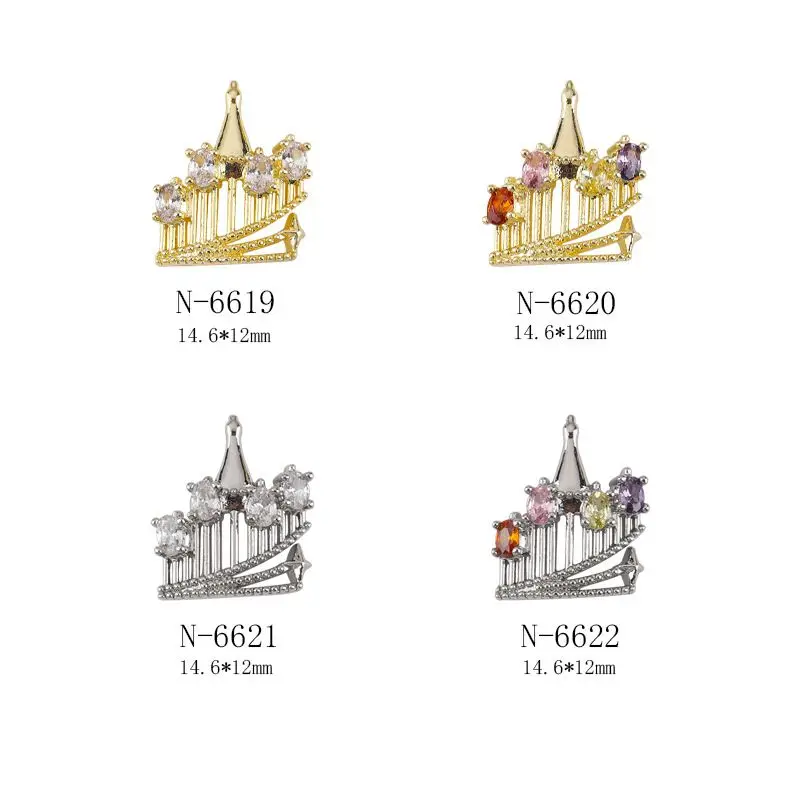 10pcs/lot Crown Tower Starry Sky Zircon Crystals Rhinestones Jewelry Nail Art Decorations Nails Accessories Charms Supplies
10pcs/lot Crown Tower Starry Sky Zircon Crystals Rhinestones Jewelry Nail Art Decorations Nails Accessories Charms Supplies