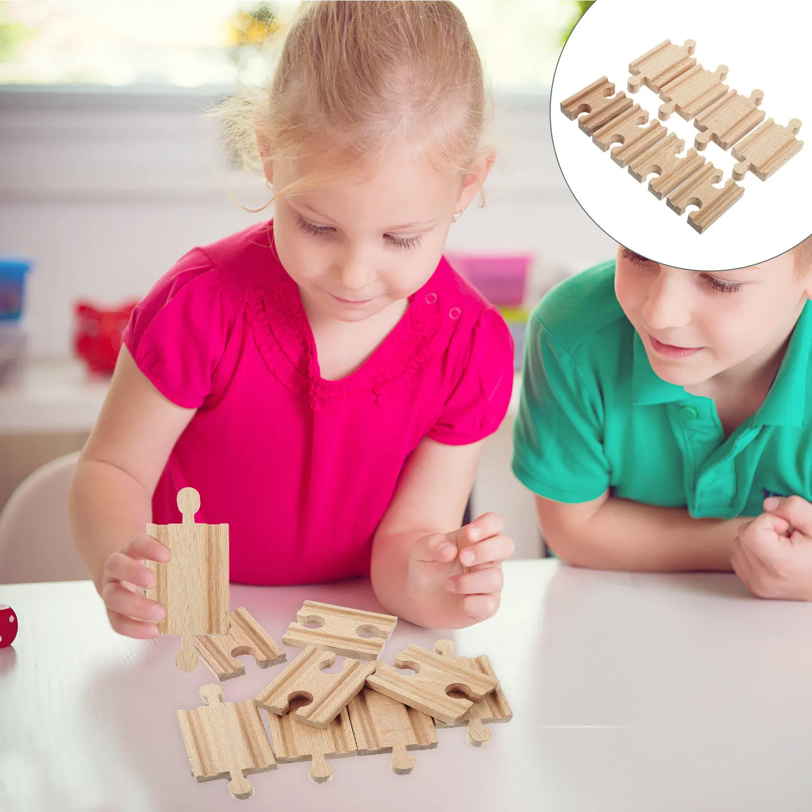 8Pcs Wooden Train Track Accessories Premium Smooth Railway Expansion Set Educational Kids Plaything Compatible DIY Track
8Pcs Wooden Train Track Accessories Premium Smooth Railway Expansion Set Educational Kids Plaything Compatible DIY Track