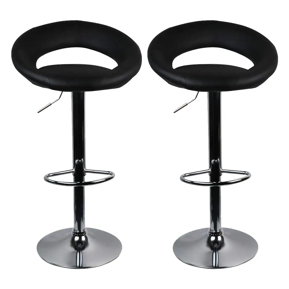 Adjustable Swivel Counter Height Bar Stools Set Of 2 Faux Leather With Chrome Base Footrest For Kitchen Bistro, Customized
Adjustable Swivel Counter Height Bar Stools Set Of 2 Faux Leather With Chrome Base Footrest For Kitchen Bistro, Customized