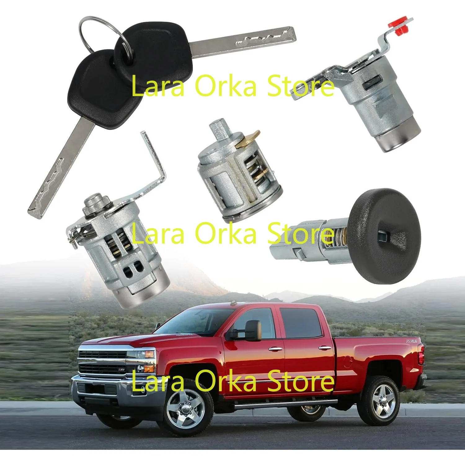 13590041 Ignition Lock Cylinder Switch Set W/Door Handle & Tailgate Latch & Glove box & 2 keys Fit for 2014-2019 Chevrolet
13590041 Ignition Lock Cylinder Switch Set W/Door Handle & Tailgate Latch & Glove box & 2 keys Fit for 2014-2019 Chevrolet