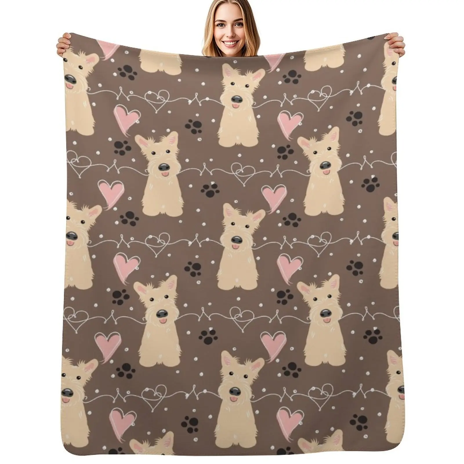 LOVE Wheaten Scottish Terrier Throw Blanket Soft Plush Plaid wednesday Cute Softest Blankets
LOVE Wheaten Scottish Terrier Throw Blanket Soft Plush Plaid wednesday Cute Softest Blankets