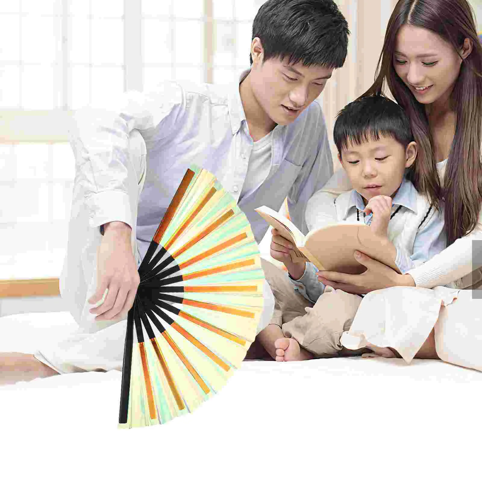 Golden PVC Handheld Chinese Style Iridescent Foldable Hand Fans for Women Party Wedding Stage Performance
Golden PVC Handheld Chinese Style Iridescent Foldable Hand Fans for Women Party Wedding Stage Performance