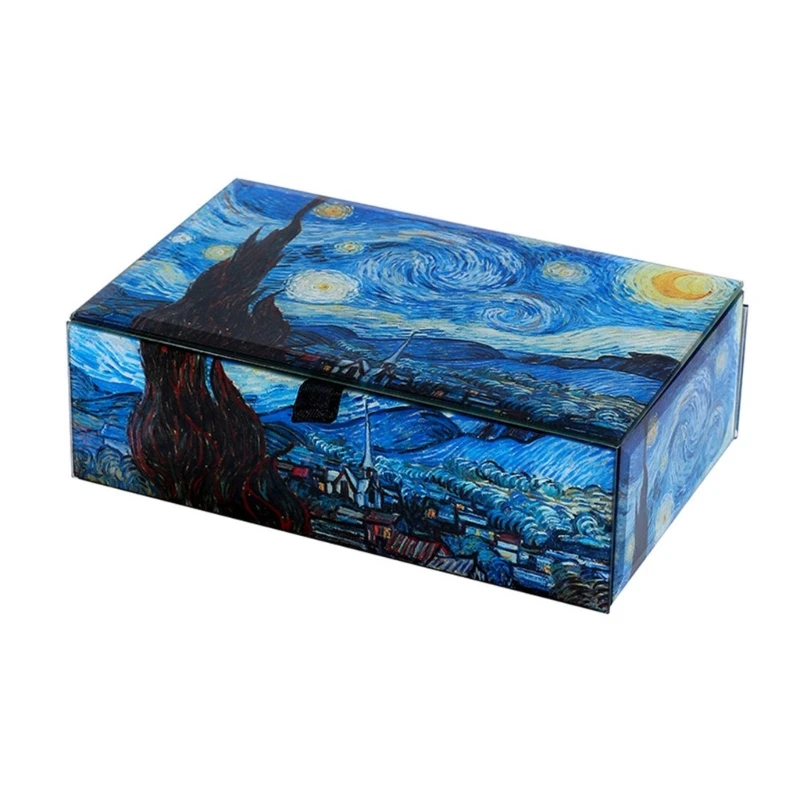 Elegant Starry Patterned Jewelry Holder Glass Covered Jewellery for Women and Girls Stylish Accessories Box Dropship
Elegant Starry Patterned Jewelry Holder Glass Covered Jewellery for Women and Girls Stylish Accessories Box Dropship