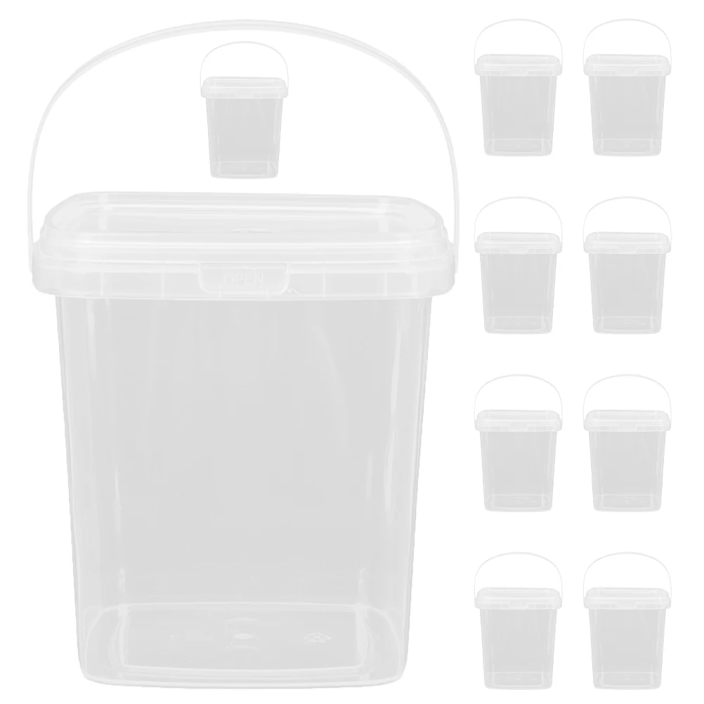 10pcs Thicken Lidded Ice Cream Bucket Square Ice Cream Tub Ice Storage Food Cup Ice Cube Storage Container with Lid multiuse
10pcs Thicken Lidded Ice Cream Bucket Square Ice Cream Tub Ice Storage Food Cup Ice Cube Storage Container with Lid multiuse