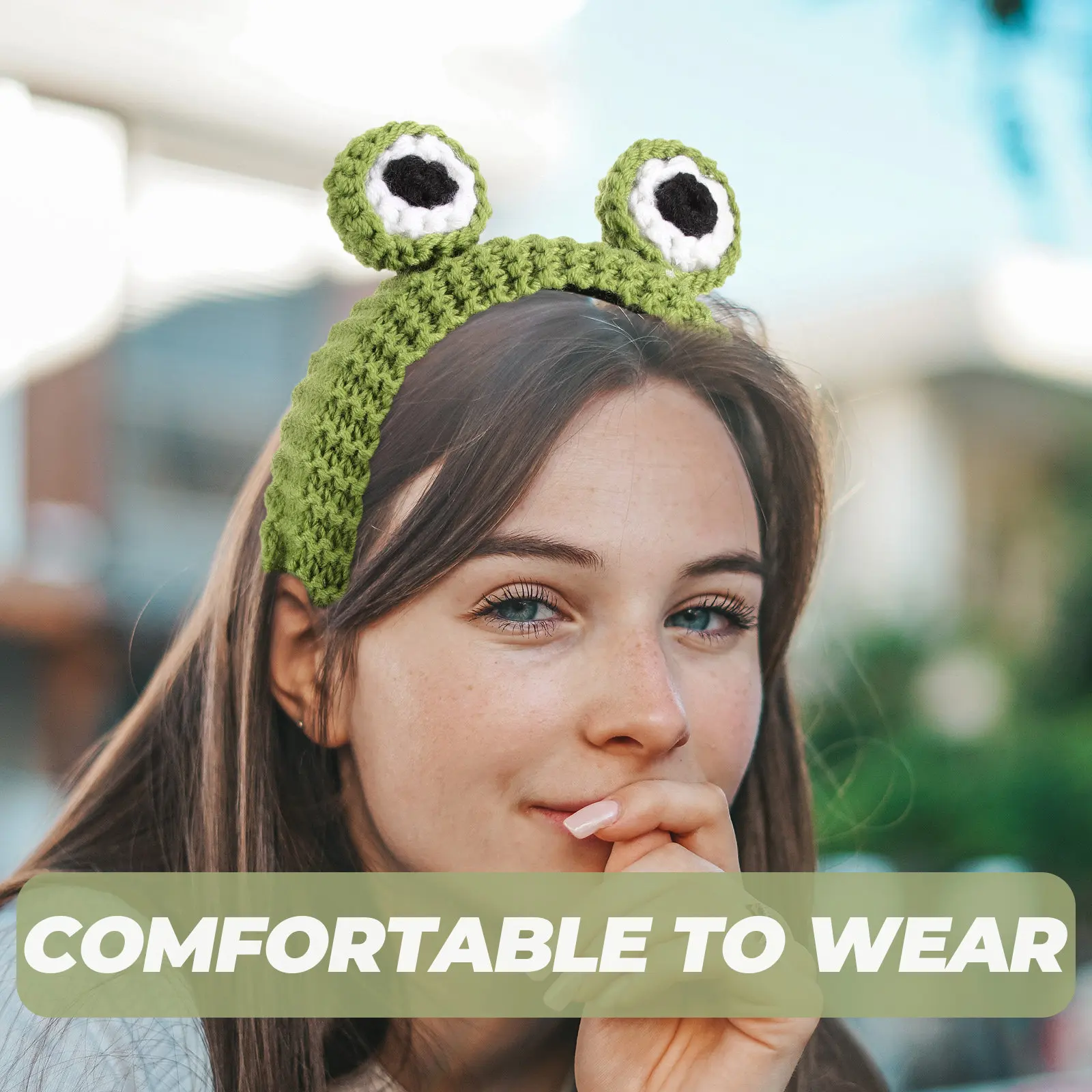 Frog Headband Women Woolen Yarn Soft Skin Friendly Comfortable Wide Elastic Fit for Face Wash Makeup Skincare Night Routine Spa
Frog Headband Women Woolen Yarn Soft Skin Friendly Comfortable Wide Elastic Fit for Face Wash Makeup Skincare Night Routine Spa