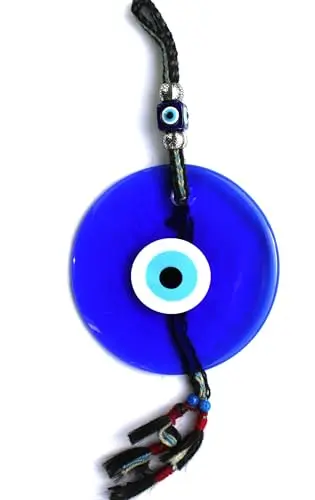 Handcrafted Blue Evil Eye Wall Hanging Decor For Home Protection
Handcrafted Blue Evil Eye Wall Hanging Decor For Home Protection