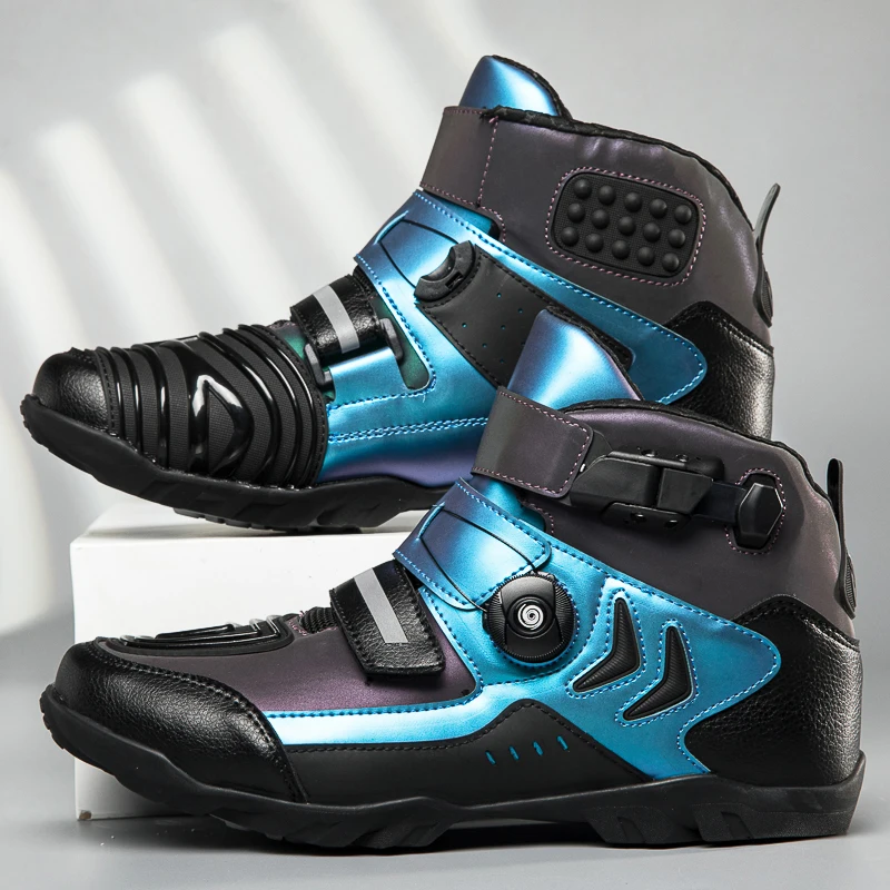 Motorcycle protective riding boots men's off-road racing short boots four season anti slip breathable equipment cycling shoes
Motorcycle protective riding boots men's off-road racing short boots four season anti slip breathable equipment cycling shoes